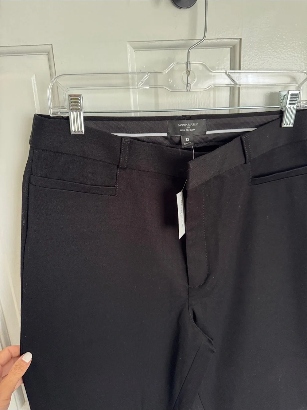 Banana Republic Black Slim Chinos
